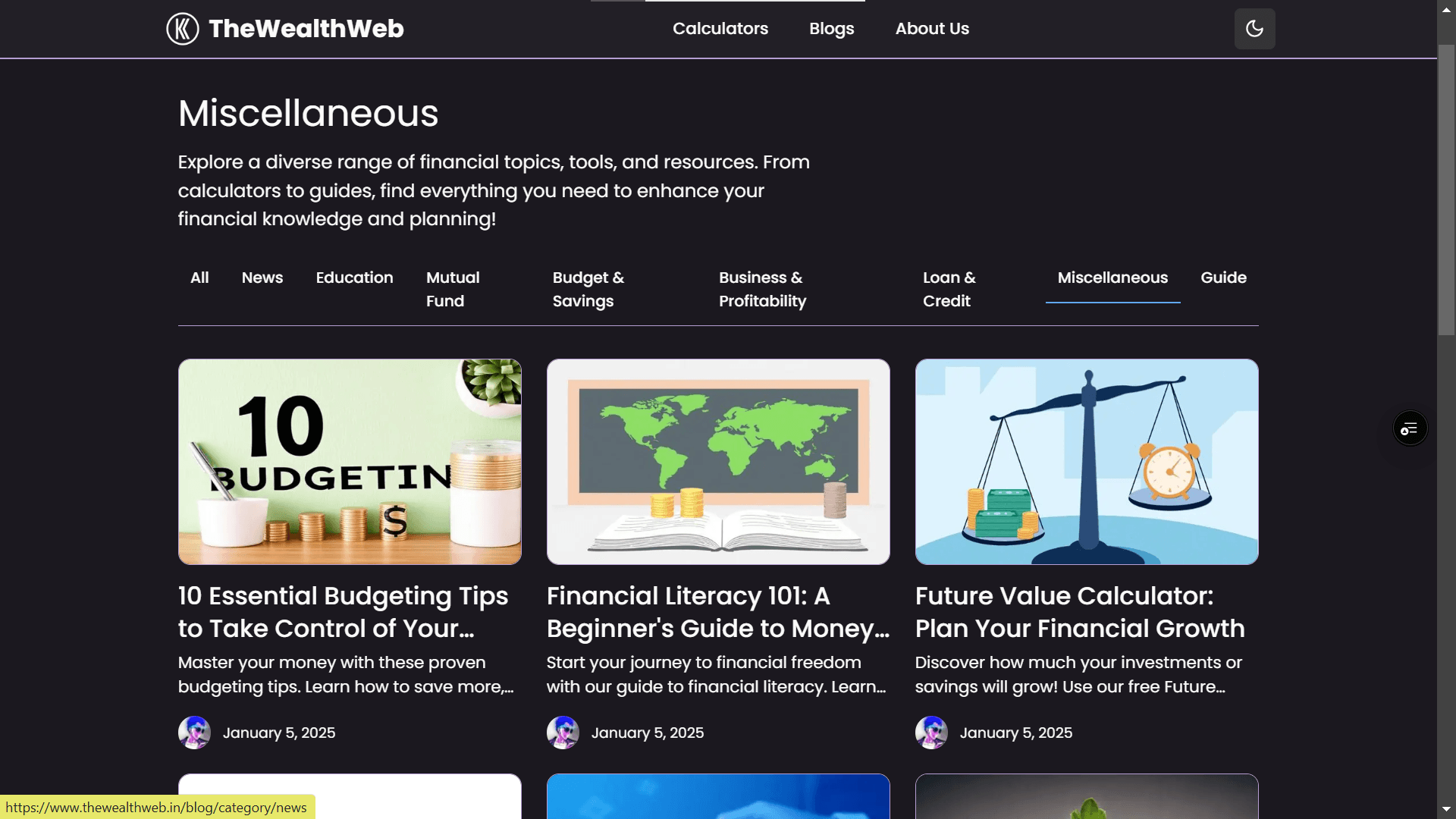 Miscellaneous Category